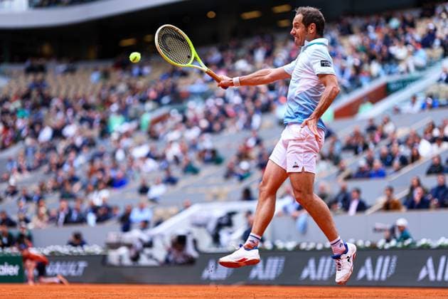 2025.05.26 Paryz French Open Roland Garros 2025 Terence Atmane - Richard Gasquet N z Richard Gasquet Foto Pawel Andrachiewicz PressFocus 2025.05.26 Paris Tennis French Open Roland Garros 2025 Terence Atmane - Richard Gasquet Richard Gasquet Credit: Pawel Andrachiewicz PressFocus NEWSPIX.PL --- newspix.pl POLAND OUT! 