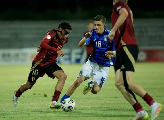 Football, U17 European Championship, Belgium - Italy