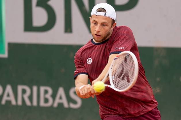 2025-05-26 2025 French Open PARIS, FRANCE - MAY 26: Tallon Griekspoor of the Netherlands during Day 2 of the 2025 French Open at Roland Garros on May 26, 2025 in Paris, France. (Photo by Marleen Fouchier BSR Agency) Paris France Content not available for redistribution in The Netherlands directly or indirectly through any third parties. Copyright: xBSRxAgencyx
