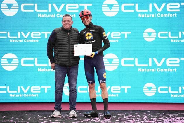 Verona Quintanilla Carlos of Lidl-Trek Prize during the stage 16 of the Giro d™Italia from Piazzola sul Brenta to San Valentino (Brentonico), Italy - Tuesday, May 27, 2025. - cycling.  Copyright: xMarcoxAlpozzi LaPressex