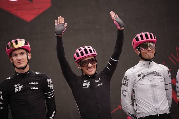 Carapaz Richard of Ef Education - Easypost during the stage 16 of the Giro d™Italia from Piazzola sul Brenta to San Valentino (Brentonico), Italy - Tuesday, May 27, 2025. - cycling.  Copyright: xMarcoxAlpozzi LaPressex