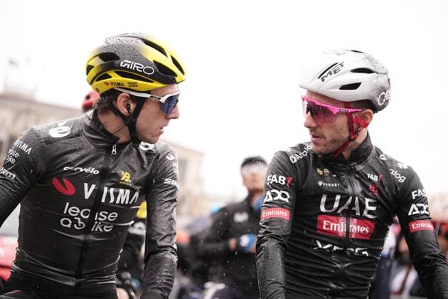Adam and Simon Yates Philip of Team Visma Lease A Bike during the stage 16 of the Giro d™Italia from Piazzola sul Brenta to San Valentino (Brentonico), Italy - Tuesday, May 27, 2025. - cycling.  Copyright: xMarcoxAlpozzi LaPressex