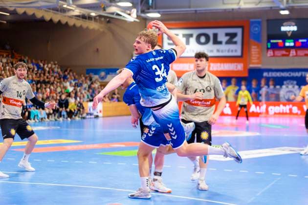 Thore Kjell Heinemann Nr 34, VfL Luebeck Schwartau VfL Luebeck Schwartau vs Bergischer HC, Handball, 2 Bundesliga, 26 05 25 Luebeck Schleswig Holstein Germany Copyright: xAgentur54Gradx xFelixxKoenigx