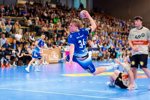 Thore Kjell Heinemann Nr 34, VfL Luebeck Schwartau VfL Luebeck Schwartau vs Bergischer HC, Handball, 2 Bundesliga, 26 05 25 Luebeck Schleswig Holstein Germany Copyright: xAgentur54Gradx xFelixxKoenigx