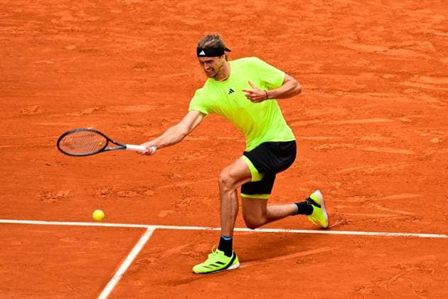 TENNIS : Roland Garros 2025 - Internationaux de France - 27 05 2025 Alexander Zverev ( Germany ) during the 2025 French Open at Roland Garros on May 27, 2025 in Paris, France. ( Photo Dante Badano PSNewz ) - ParisFrance  Copyright: xx