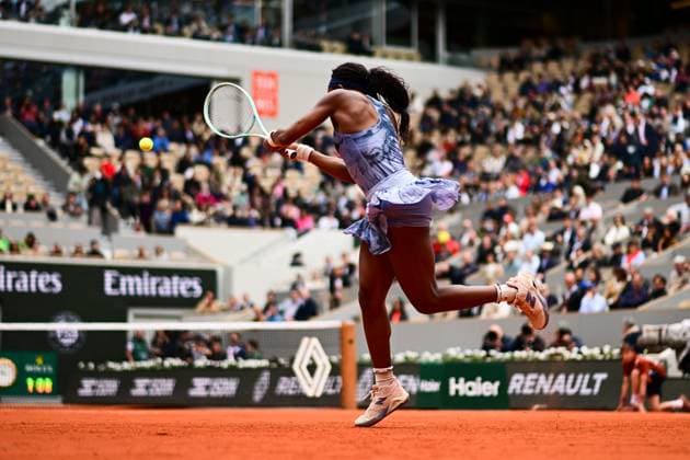TENNIS : Roland Garros 2025 - Internationaux de France - 27 05 2025 Coco Gauff ( USA ) during the 2025 French Open at Roland Garros on May 27, 2025 in Paris, France. ( Photo Dante Badano PSNewz ) - ParisFrance  Copyright: xx