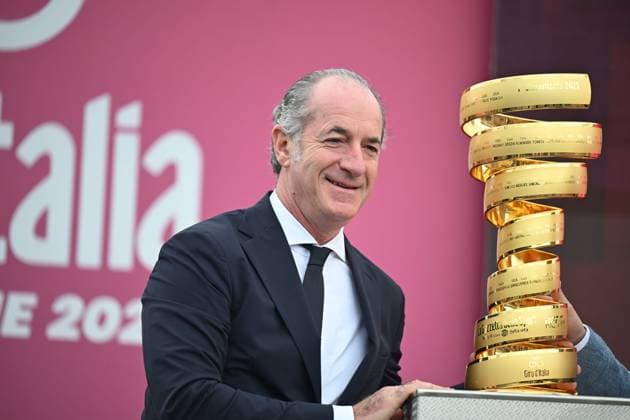 27-05-2025 Giro D italia; Tappa 16 Piazzola Sul Brenta - Brentonico San Valentino; Zaia, Luca; Piazzola Sul Brenta; 