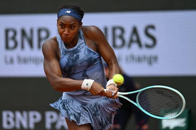 Roland Garros 2025: Coco Gauff (USA) during the Women s Singles tennis match against Olivia Gadecki on Court Philippe-Chatrier during the Grand Slam tennis tournament on May 27, 2025 at Roland Garros Stadium in Paris, France. - 27 05 2025 - France Ile-de-France (region) Paris -  JulienxMattiax xLexPictorium LePictorium_0308980