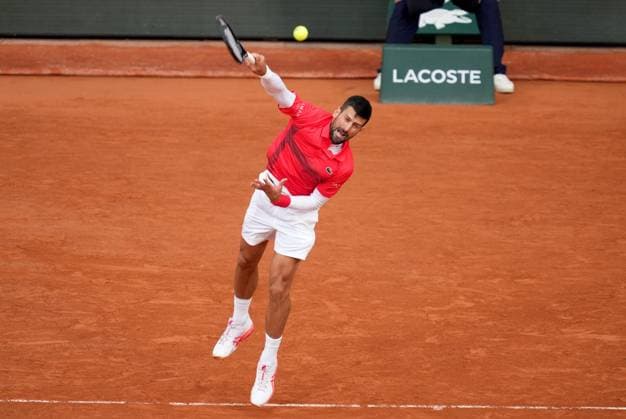 TENNIS - French Open 2025 PARIS,FRANCE,27.MAY.25 - TENNIS - ATP, Tennis Herren World Tour, French Open, Roland Garros, Grand Slam. Image shows Novak Djokovic (SRB).  GEPAxpictures xMichaelxRiedler