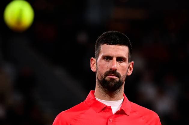 TENNIS : Roland Garros 2025 - Internationaux de France - 27 05 2025 Novak Djokovic ( Serbia ) during the 2025 French Open at Roland Garros on May 27, 2025 in Paris, France. ( Photo Dante Badano PSNewz ) - ParisFrance  Copyright: xx