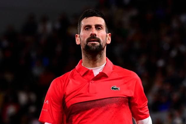 TENNIS : Roland Garros 2025 - Internationaux de France - 27 05 2025 Novak Djokovic ( Serbia ) during the 2025 French Open at Roland Garros on May 27, 2025 in Paris, France. ( Photo Dante Badano PSNewz ) - ParisFrance  Copyright: xx