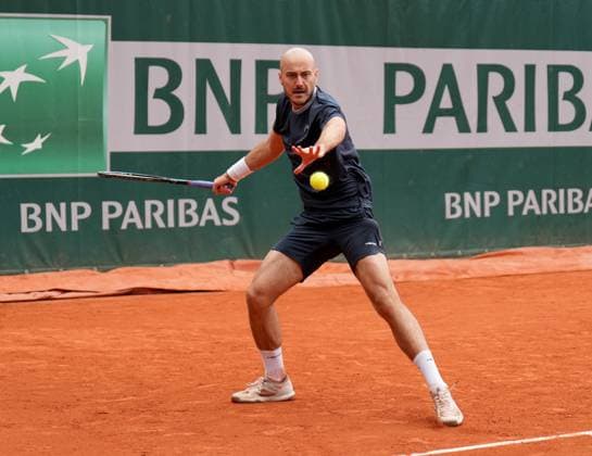 TENNIS - French Open 2025 PARIS,FRANCE,27.MAY.25 - TENNIS - ATP, Tennis Herren World Tour, French Open, Roland Garros, Grand Slam. Image shows Constantin Frantzen (GER).  GEPAxpictures xMichaelxRiedler