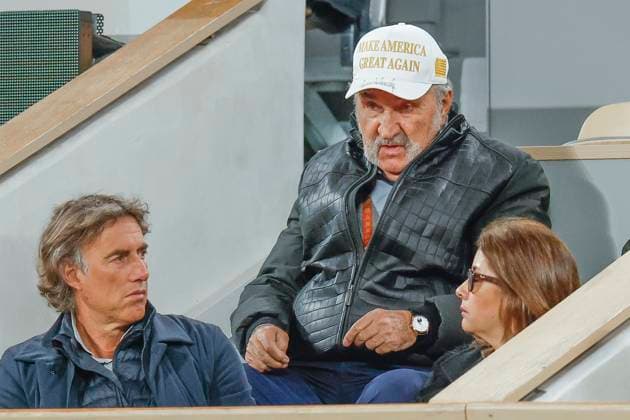 May 27, 2025, Paris, Paris, France: Ion ÃˆÅ¡iriac (former pro tennis player and coach) wearing a white cap with autograph during the tennis Grand Slam of Roland Garros 2025,match between Mackenzie Mcdonald (USA) and Novak Djokovic (SRB) at Roland Garros Stadium - on May 27 2025.Paris - France Paris France - ZUMAb253 20250527_zsp_b253_115 Copyright: xLoicxBaratouxx