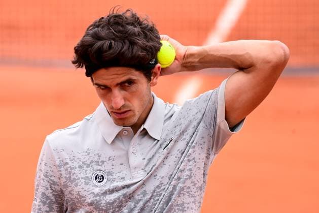 TENNIS : Roland Garros 2025 - Internationaux de France - 27 05 2025 Pierre Hugues Herbert ( France ) during the 2025 French Open at Roland Garros on May 27, 2025 in Paris, France. ( Photo Dante Badano PSNewz ) - ParisFrance  Copyright: xx