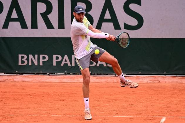 TENNIS : Roland Garros 2025 - Internationaux de France - 27 05 2025 Benjamin Bonzi ( France ) during the 2025 French Open at Roland Garros on May 27, 2025 in Paris, France. ( Photo Dante Badano PSNewz ) - ParisFrance  Copyright: xx