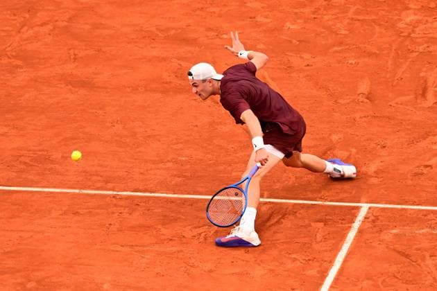TENNIS : Roland Garros 2025 - Internationaux de France - 27 05 2025 Jack Draper ( United Kingdom ) during the 2025 French Open at Roland Garros on May 27, 2025 in Paris, France. ( Photo Dante Badano PSNewz ) - ParisFrance  Copyright: xx