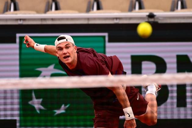 TENNIS : Roland Garros 2025 - Internationaux de France - 27 05 2025 Jack Draper ( United Kingdom ) during the 2025 French Open at Roland Garros on May 27, 2025 in Paris, France. ( Photo Dante Badano PSNewz ) - ParisFrance  Copyright: xx
