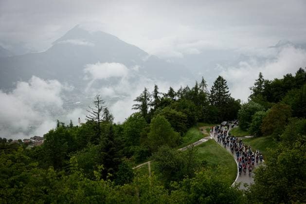 Stage 13 Rovereto -San Valentino (Brentonico) May 27, 2025. - cycling .Giro-E In the pic: Race  Copyright: xAlessandroxGarofalo LaPressex