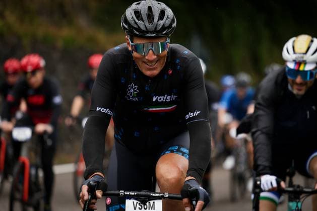 Stage 13 Rovereto -San Valentino (Brentonico) May 27, 2025. - cycling .Giro-E In the pic: Miguel Indurain  Copyright: xAlessandroxGarofalo LaPressex