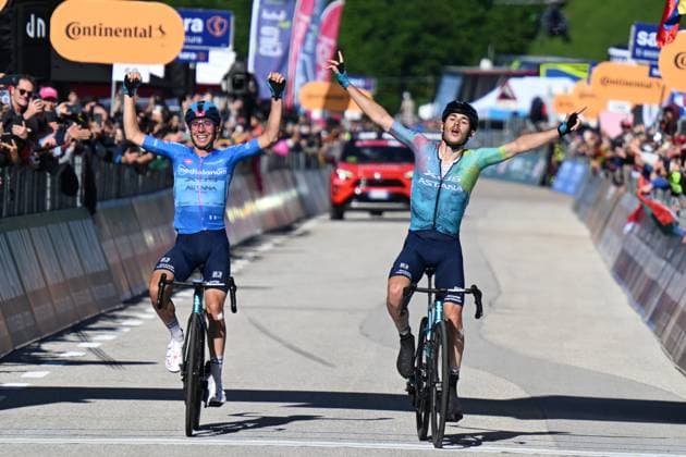 27-05-2025 Giro D italia; Tappa 16 Piazzola Sul Brenta - Brentonico San Valentino; 2025, Xds - Astana; Scaroni, Christian; Brentonico San Valentino; 