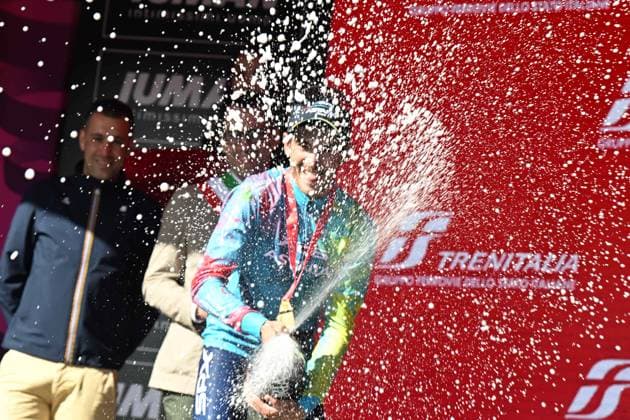 27-05-2025 Giro D italia; Tappa 16 Piazzola Sul Brenta - Brentonico San Valentino; 2025, Xds - Astana; Scaroni, Christian; Brentonico San Valentino; 