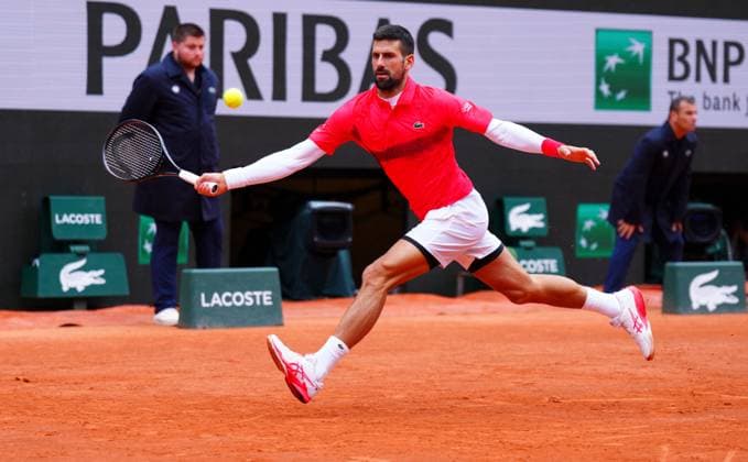 Novak Djokovic French Open Tennis, Day Three, Tennis, Roland Garros, Paris, France - 27 May 2025 EDITORIAL USE ONLY No use with unauthorised audio, video, data, fixture lists, club league logos or live services. Online in-match use limited to 120 images, no video emulation. No use in betting, games or single club league player publications.  Copyright: xJavierxGarcia Shutterstockx 15314625cr