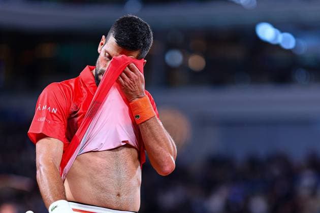 2025.05.27 Paryz French Open Roland Garros 2025 Mackenzie McDonald - Novak Djokovic N z Novak Djokovic Foto Pawel Andrachiewicz PressFocus 2025.05.27 Paris Tennis French Open Roland Garros 2025 Mackenzie McDonald - Novak Djokovic Novak Djokovic Credit: Pawel Andrachiewicz PressFocus NEWSPIX.PL --- newspix.pl POLAND OUT! 