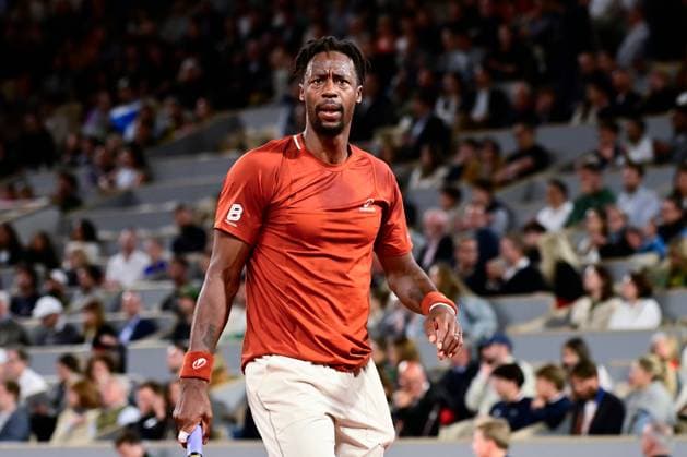 TENNIS : Roland Garros 2025 - Internationaux de France - 27 05 2025 Gael Monfils ( France ) during the 2025 French Open at Roland Garros on May 27, 2025 in Paris, France. ( Photo Dante Badano PSNewz ) - ParisFrance  Copyright: xx