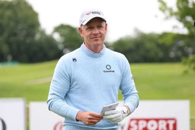 GOLF - Austrian Alpine Open HENNDORF,AUSTRIA,28.MAY.25 - GOLF - DP World Tour, Austrian Alpine Open, ProAm, Golfclub Gut Altentann. Image shows Luke Donald (GBR).  GEPAxpictures xMathiasxMandl
