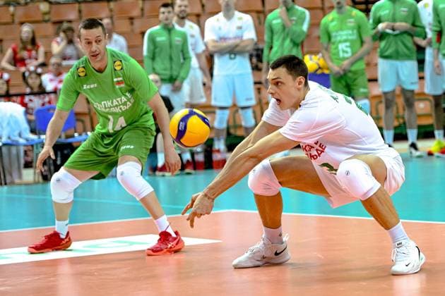 KATOWICE 28.05.2025 MECZ SIATKARZY --- TURNIEJ SILESIA CUP: MECZ BULGARIA - NIEMCY --- MENS VOLLEYBALL MATCH: BULGARIA - GERMANY N Z ALEKSANDER NIKOLOV FOT. PAWEL PIOTROWSKI 400MM.PL NEWSPIX.PL --- newspix.pl 
