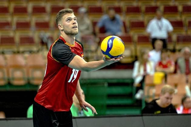 KATOWICE 28.05.2025 MECZ SIATKARZY --- TURNIEJ SILESIA CUP: MECZ BULGARIA - NIEMCY --- MENS VOLLEYBALL MATCH: BULGARIA - GERMANY N Z ERIK ROHRS FOT. PAWEL PIOTROWSKI 400MM.PL NEWSPIX.PL --- newspix.pl 