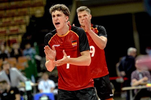 KATOWICE 28.05.2025 MECZ SIATKARZY --- TURNIEJ SILESIA CUP: MECZ BULGARIA - NIEMCY --- MENS VOLLEYBALL MATCH: BULGARIA - GERMANY N Z JOSCHA KUNSTMANN FOT. PAWEL PIOTROWSKI 400MM.PL NEWSPIX.PL --- newspix.pl 