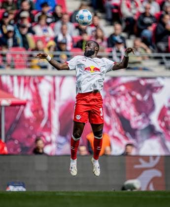 Leipzigs Lutsharel Geertruida Football 1 Bundesliga, Matchday 34 RB Leipzig VfB Stuttgart 2 3 17 May 2025 Leipzig, Red Bull Arena RB Leipzig VfB Stuttgart 2 3
