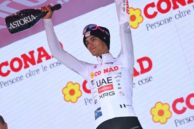 28-05-2025 Giro D italia; Tappa 17 San Michele All adige - Bormio; 2025, Uae Team Emirates - Xrg; Del Toro Romero, Isaac; Bormio; 