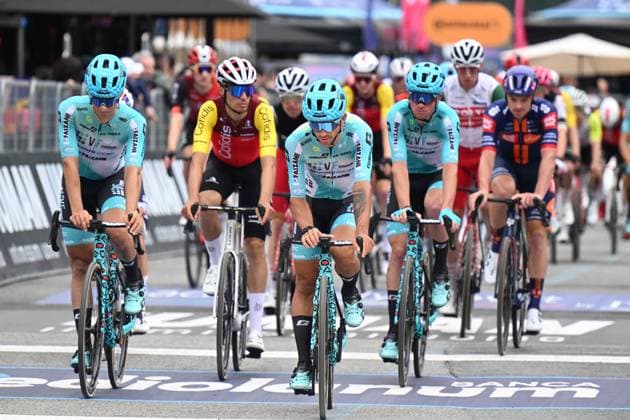 28-05-2025 Giro D italia; Tappa 17 San Michele All adige - Bormio; 2025, Vf Group Bardiani Csf - Faizane; Zanoncello, Enrico; Magli, Filippo; Bormio; 