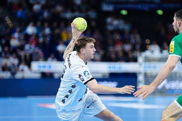 Emil Wernsdorf Madsen THW Kiel, 45 GER, THW Kiel vs SC DHfK Leipzig, Handball, Bundesliga, Matchday, 31, Season 2024 2025, 28 05 2025 GER, THW Kiel vs SC DHfK Leipzig, Handball, Bundesliga, Matchday, 31, Season 2024 2025, 28 05 2025 Kiel Copyright: xEibner-Pressefoto MarcelxvonxFehrnx EP_MFN
