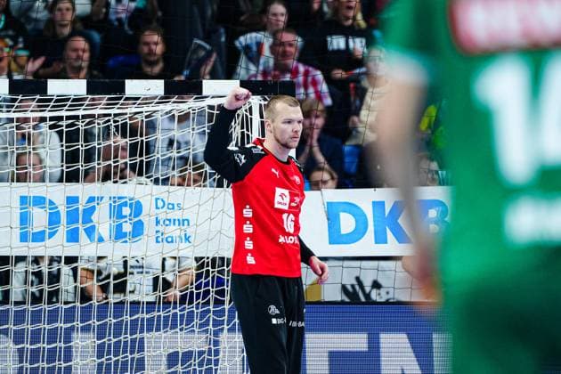 Cheers after Tomas Mrkvas save THW Kiel, 16 GER, THW Kiel vs SC DHfK Leipzig, Handball, Bundesliga, Matchday, 31, Season 2024 2025, 28 05 2025 GER, THW Kiel vs SC DHfK Leipzig, Handball, Bundesliga, Matchday, 31, Season 2024 2025, 28 05 2025 Kiel Copyright: xEibner-Pressefoto MarcelxvonxFehrnx EP_MFN