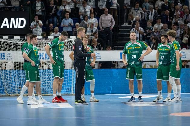 DAIKIN HBL THW Kiel vs SC DHfK Leipzig 28 05 25 Team SC DHfK Leipzig after the match DAIKIN HBL THW Kiel vs SC DHfK Leipzig, Wunderino Arena on 28 05 25 Copyright: xBEAUTIFULxSPORTS MarioxM.xKobergx