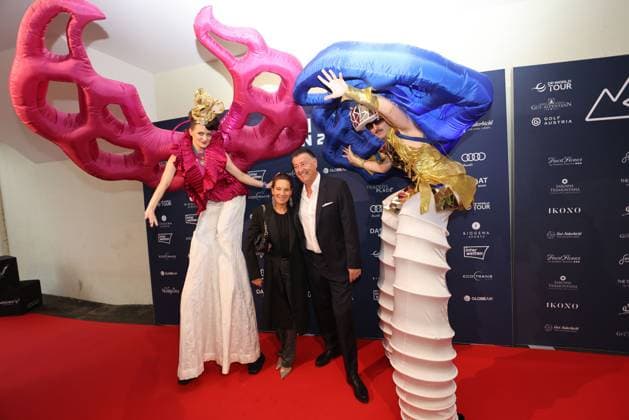 GOLF - Austrian Alpine Open HENNDORF,AUSTRIA,28.MAY.25 - GOLF - DP World Tour, Austrian Alpine Open Night, Golfclub Gut Altentann. Image shows Edwin Weindorfer (CEO Golf Enterprises) and guests.  GEPAxpictures xMathiasxMandl