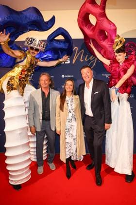 GOLF - Austrian Alpine Open HENNDORF,AUSTRIA,28.MAY.25 - GOLF - DP World Tour, Austrian Alpine Open Night, Golfclub Gut Altentann. Image shows Edwin Weindorfer (CEO Golf Enterprises) and guests.  GEPAxpictures xMathiasxMandl