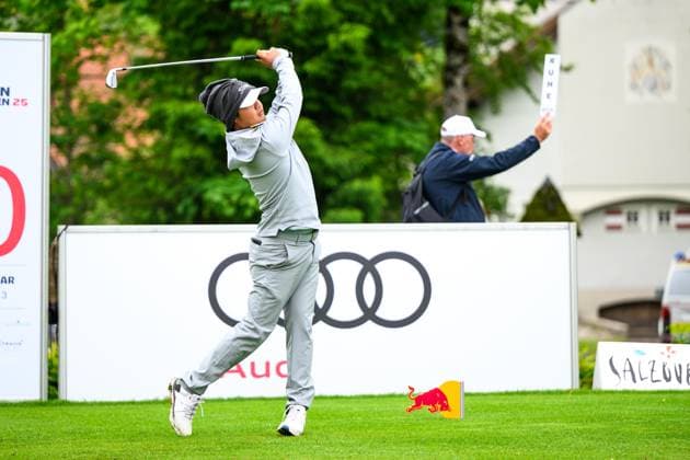 GOLF - Austrian Alpine Open HENNDORF,AUSTRIA,29.MAY.25 - GOLF - DP World Tour, Austrian Alpine Open, Golfclub Gut Altentann. Image shows Kazuma Kobori (NZL).  GEPAxpictures xChristianxMoser