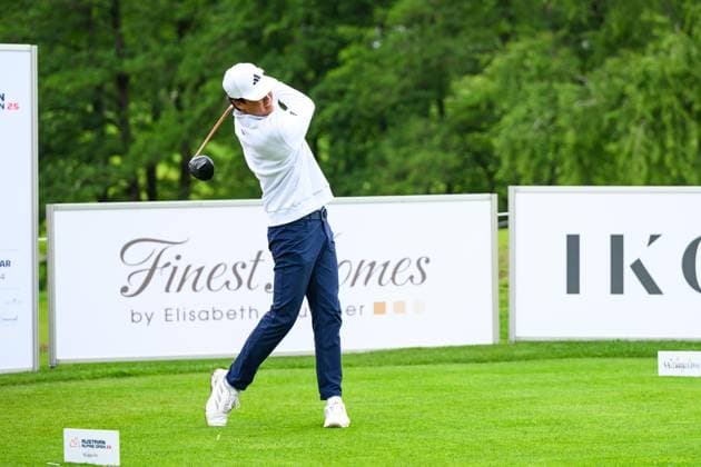GOLF - Austrian Alpine Open HENNDORF,AUSTRIA,29.MAY.25 - GOLF - DP World Tour, Austrian Alpine Open, Golfclub Gut Altentann. Image shows Brandon Wu (USA).  GEPAxpictures xChristianxMoser
