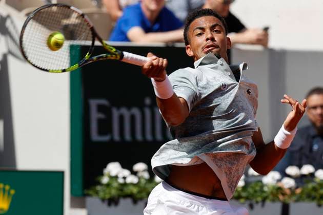 May 29, 2025, Paris, Paris, France: Arthur Fils (FRA) n action during the tennis Grand Slam of Roland Garros 2025,match betweenJaume Munar (ESP) and Arthur Fils (FRA) at Roland Garros Stadium - on May 29 2025.Paris - France Paris France - ZUMAb253 20250529_zsp_b253_013 Copyright: xLoicxBaratouxx