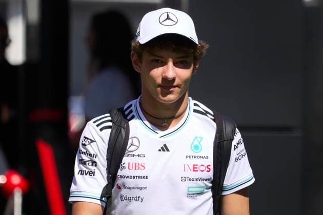 F1 Grand Prix of Spain - Previews Andrea Kimi Antonelli of Italy and Mercedes AMG Petronas F1 Team arrives in the Paddock during previews ahead of the F1 Grand Prix of Spain at Circuit de Barcelona-Catalunya on May 29, 2025, in Barcelona, Spain. Barcelona Circuit de Barcelona-Catalunya Catalunya Spain RL_F1GPESP2025_000018 Copyright: xRicardoxLarreinax