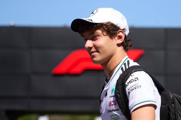 F1 Grand Prix of Spain - Previews Andrea Kimi Antonelli of Italy and Mercedes AMG Petronas F1 Team arrives in the Paddock during previews ahead of the F1 Grand Prix of Spain at Circuit de Barcelona-Catalunya on May 29, 2025, in Barcelona, Spain. Barcelona Circuit de Barcelona-Catalunya Catalunya Spain RL_F1GPESP2025_000022 Copyright: xRicardoxLarreinax