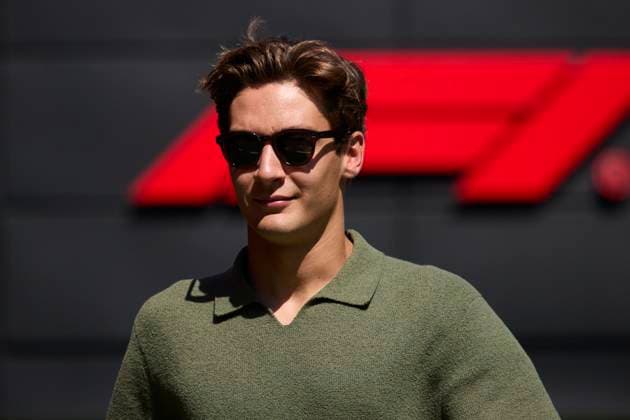 F1 Grand Prix of Spain - Previews George Russell of Great Britain and Mercedes AMG Petronas F1 Team arrives in the Paddock during previews ahead of the F1 Grand Prix of Spain at Circuit de Barcelona-Catalunya on May 29, 2025, in Barcelona, Spain. Barcelona Circuit de Barcelona-Catalunya Catalunya Spain RL_F1GPESP2025_000027 Copyright: xRicardoxLarreinax
