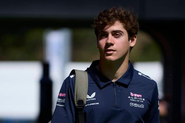 F1 Grand Prix of Spain - Previews Franco Colapinto of Argentina and BWT Alpine F1 Team arrives in the Paddock during previews ahead of the F1 Grand Prix of Spain at Circuit de Barcelona-Catalunya on May 29, 2025, in Barcelona, Spain. Barcelona Circuit de Barcelona-Catalunya Catalunya Spain RL_F1GPESP2025_000031 Copyright: xRicardoxLarreinax