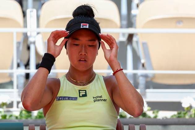 TENNIS : Roland Garros 2025 - Internationaux de France - 29 05 2025 Ann Li (USA) Vs Jessica Pegula (USA) ParisFrance  Copyright: xMichtofx