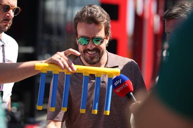 Fernando Alonso Aston Martin Aramco Formula One Team, 14 , ESP, Formula 1 World Championship, Aramco Grand Prix of Spain, Circuit de Barcelona Catalunya, Media Day, 2025 season, 29 05 2025 ITA, Formula 1 World Championship, Spanish Grand Prix, 29 05 2024 Barcelona Copyright: xEibner-Pressefoto AnnikaxGrafx EP_AGF