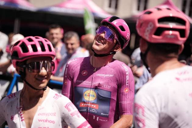 Pedersen Mads of Lidl-Trek cyclamen jersey during the stage 18 of the Giro d™Italia from Morbegno to Cesano Maderno, Italy - Thursday, May 29, 2025. - cycling.  Copyright: xMarcoxAlpozzi LaPressex
